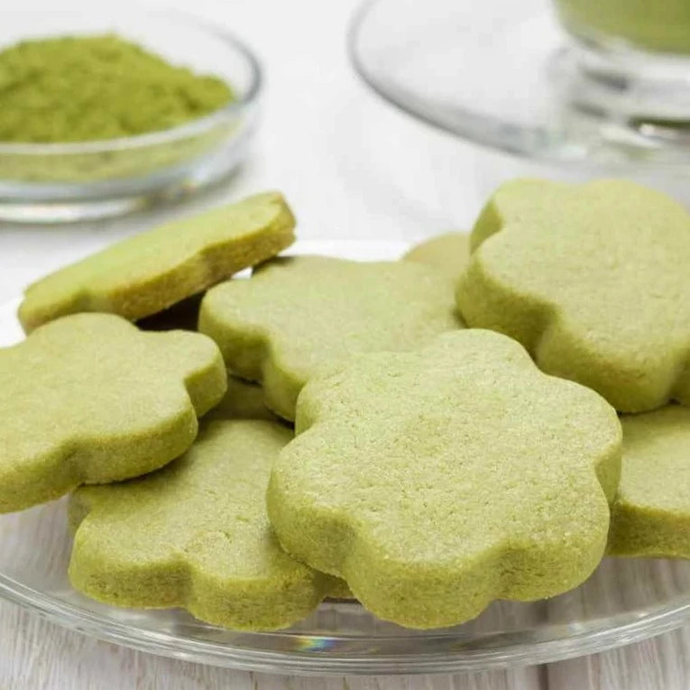 Matcha green tea butter cookies, made with organic matcha. Baked with love in Dubai. A great gift for a family or a treat for a special someone to enjoy over and over. Delivered to you across Dubai and the UAE.