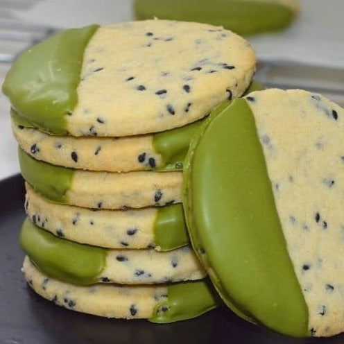 Healthy matcha cookies, baked in Dubai