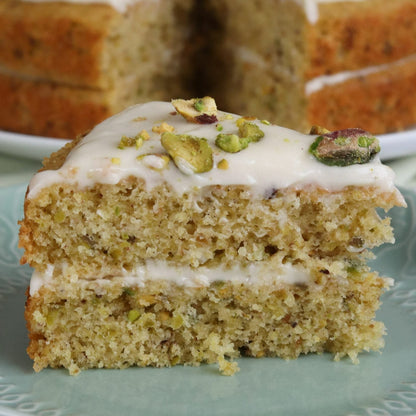 Experience a unique blend of flavors with our signature Matcha Cardamom Carrot Cake. Indulge in the rich earthy taste of matcha combined with the warmth of cardamom, all beautifully intertwined with the freshness of carrot.