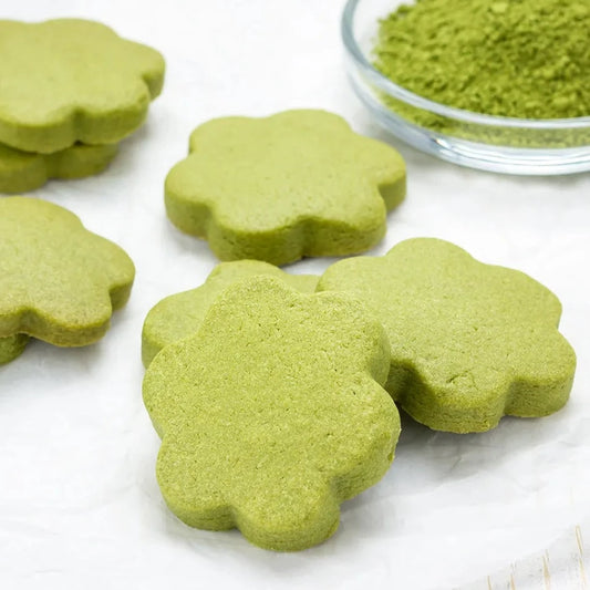 Matcha green tea butter cookies, made with organic matcha. Baked with love in Dubai. A great gift for a family or a treat for a special someone to enjoy over and over. Delivered to you across Dubai and the UAE.