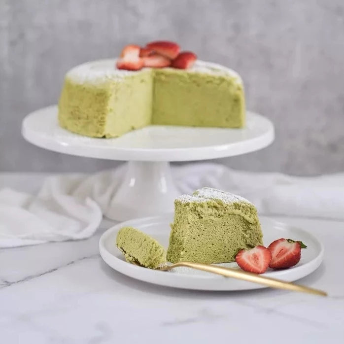  Matcha jiggly Japanese cheesecake, baked with love in Dubai. A great gift for a family or a treat for a special someone to enjoy over and over. Delivered to you across Dubai and the UAE.